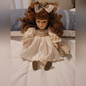 Collector's Choice Genuine Fine Bisque Porcelain Doll. Vintage